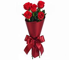 Букет 5 Красных роз Эдлесс Лав в Стальском