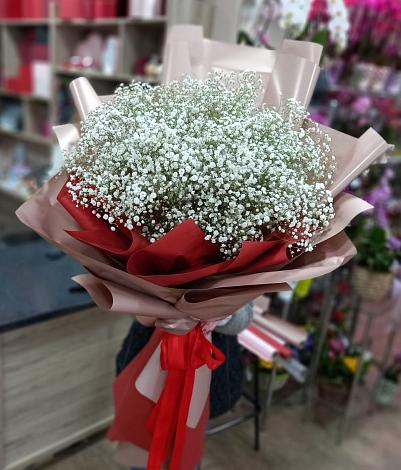 Букет цветов из: Гипсофила в Стальском