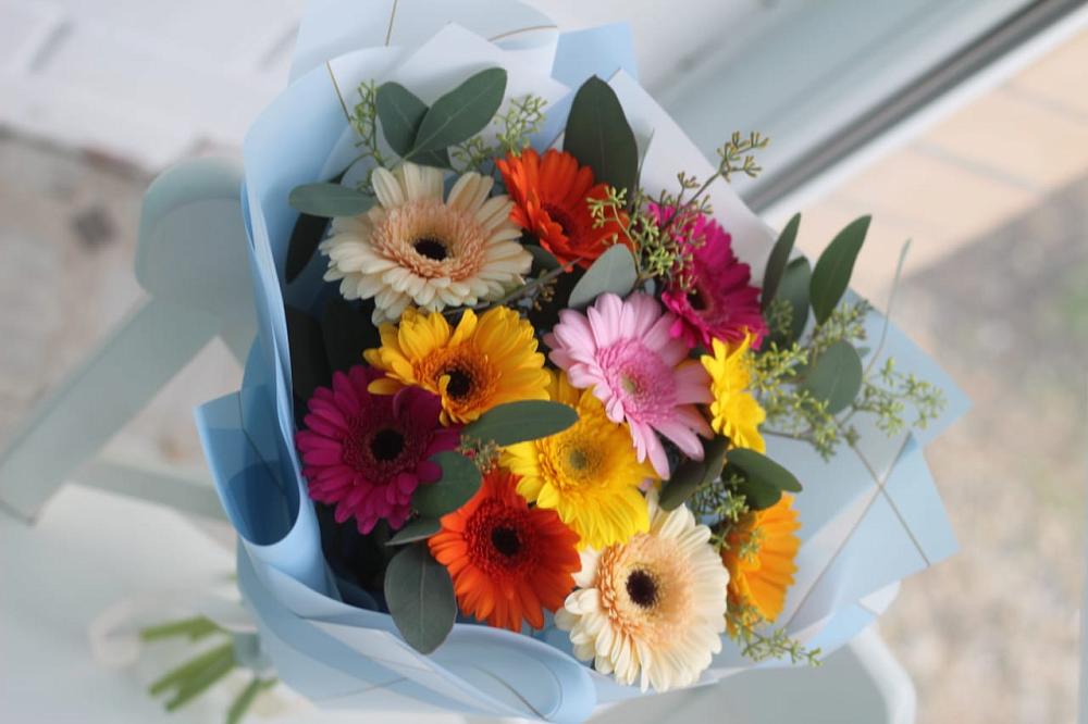 Букет цветов из: Герберы в Стальском