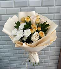 Букет цветов из:  Розы и Хризантемы в Стальском