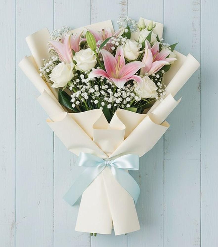 Букет цветов из: Лилии в Стальском