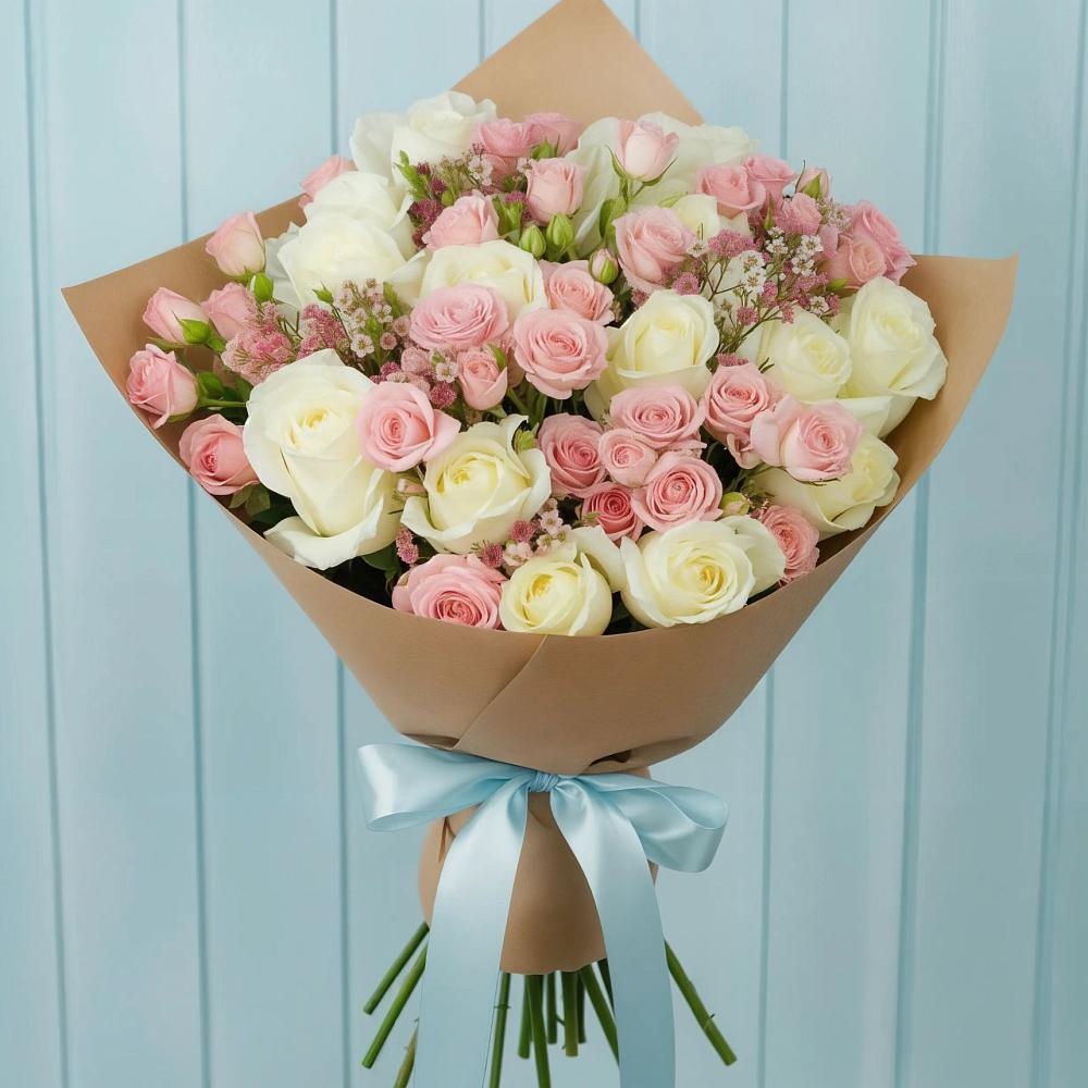 Букет цветов из: Розы в Стальском