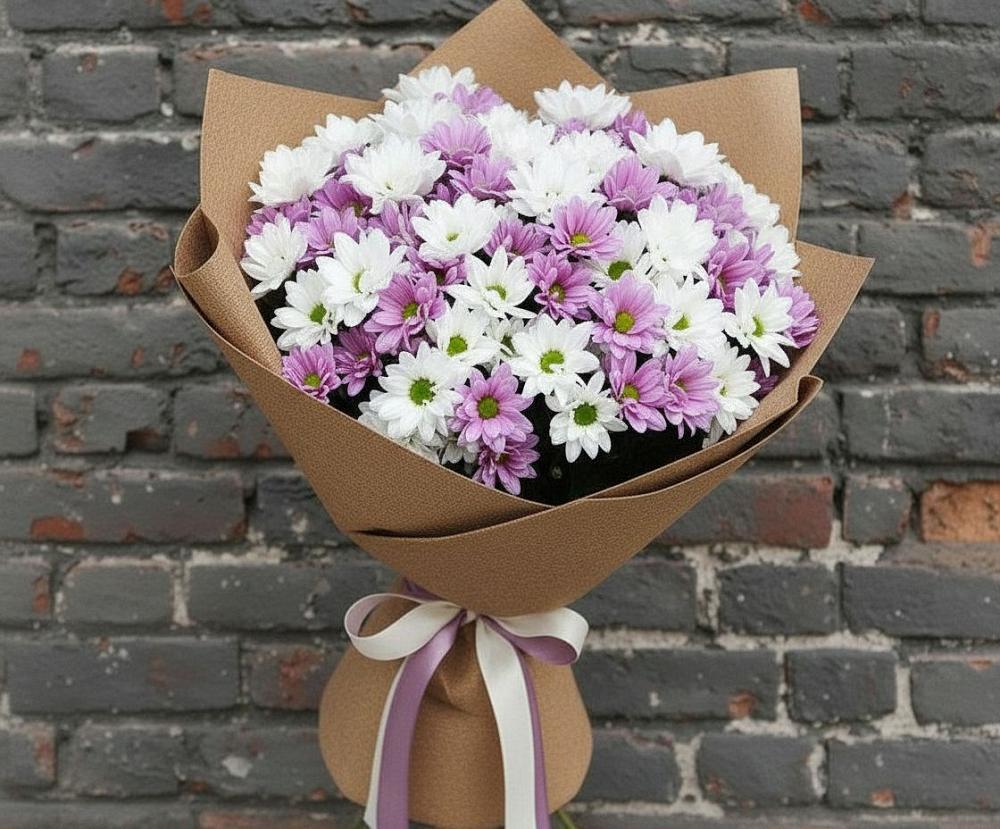 Букет цветов из: Хризантемы в Стальском