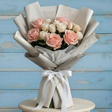 Букет цветов из:  Розы в Стальском