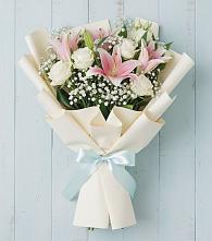 Букет цветов из:  Лилии в Стальском