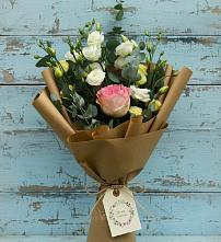 Букет цветов из:  Розы и Лизиантусы #REPLACE_PRED# Стальском