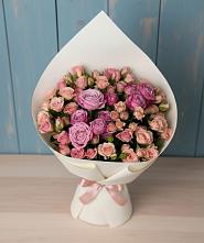 Букет цветов из:  Розы #REPLACE_PRED# Стальском