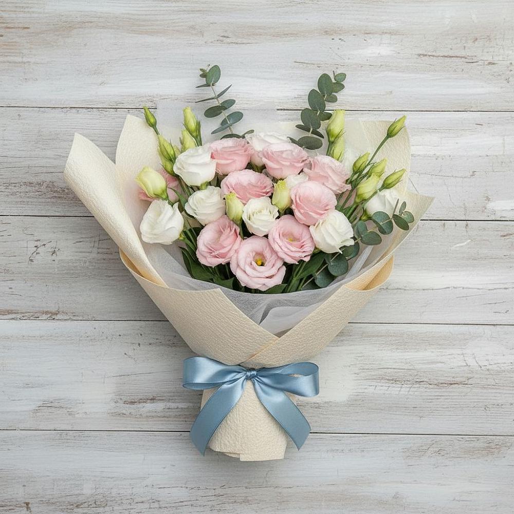 Букет цветов из: Лизиантусы в Стальском